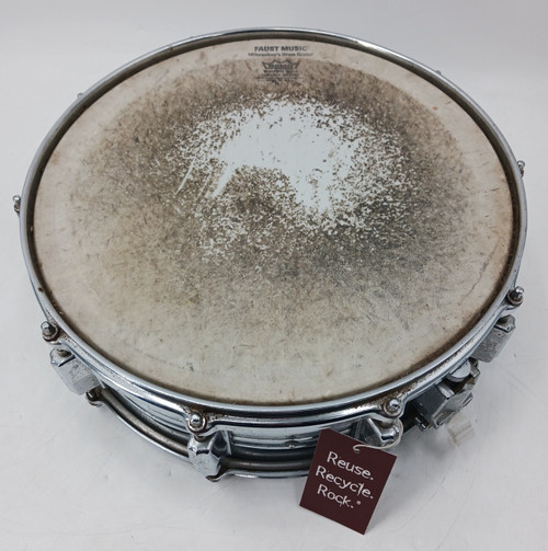 Vist Large View of Product Image Which is Used Pearl SNARE DRUM JAPAN Vintage Metal Snare Drum 14"