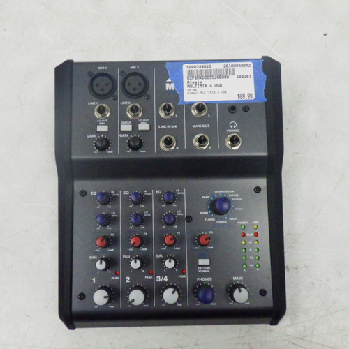 Vist Large View of Product Image Which is Used Alesis MULTIMIX 4 USB Mixing Console