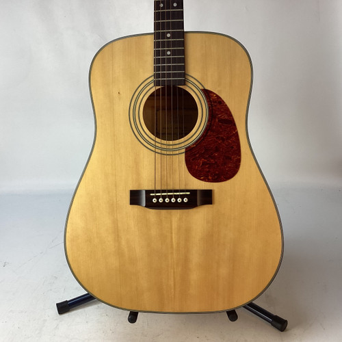 Vist Large View of Product Image Which is Used Hohner HW-640 Solid Top Acoustic Guitar Natural