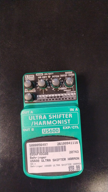 Vist Large View of Product Image Which is Used Behringer US600 ULTRA SHIFTER HARMONIST Harmonizer Pedal