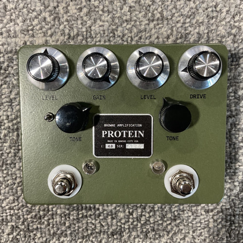 Vist Large View of Product Image Which is Used BROWNE AMPLIFICATION PROTEIN V4 Guitar Overdrive Pedal
