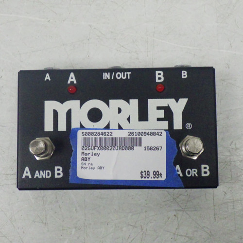 Vist Large View of Product Image Which is Used Morley ABY Guitar Effects Pedal