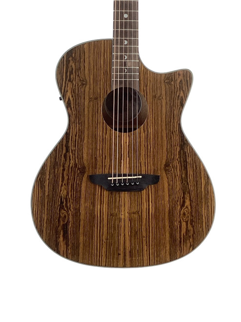 Vist Large View of Product Image Which is Used Luna GYPSY EXOTIC CAIDIE Acoustic/Electric Guitar 