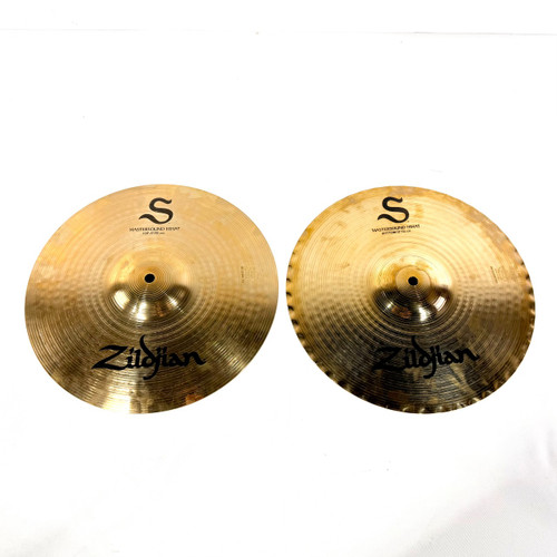 Vist Large View of Product Image Which is Used Zildjian S 13 inch Mastersound Hi Hat Cymbals 