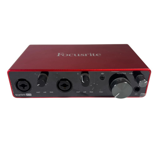 Vist Large View of Product Image Which is Used Focusrite Scarlett 4i4 USB Audio Interface