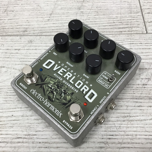Vist Large View of Product Image Which is Used Electro Harmonix Operation Overlord Allied Overdrive Pedal