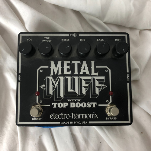 Vist Large View of Product Image Which is Used Electro Harmonix (E/H) METAL MUFF Fuzz Pedal