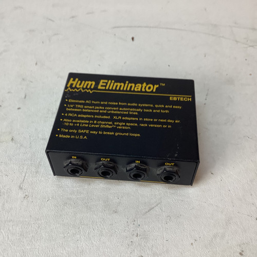 Vist Large View of Product Image Which is Used Ebtech HUM ELIMINATOR Guitar Accessory