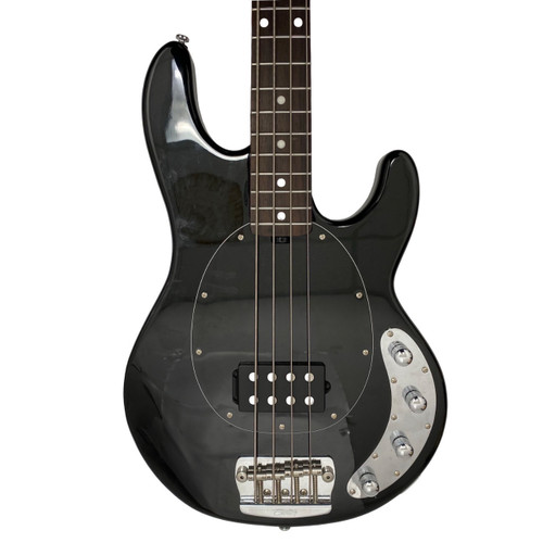 Vist Large View of Product Image Which is Used Sterling by Ernie Ball STINGRAY RAY34 Bass Guitar Black 4-String