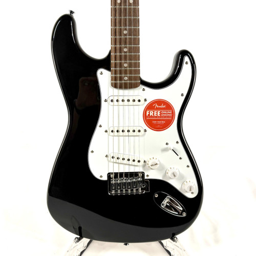 Vist Large View of Product Image Which is Used Squier Affinity Stratocaster Pack Electric Guitar Black 