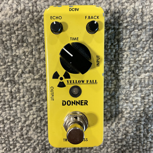 Vist Large View of Product Image Which is DONNER YELLOW FALL Guitar Delay Pedal