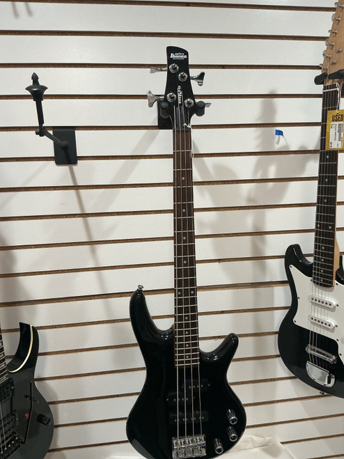 Vist Large View of Product Image Which is Used Ibanez MIKRO BASS Bass Guitar Black 4-String