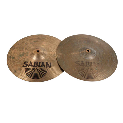 Vist Large View of Product Image Which is Used Sabian B8 HI HATS 14 Hi Hat Cymbals 14"