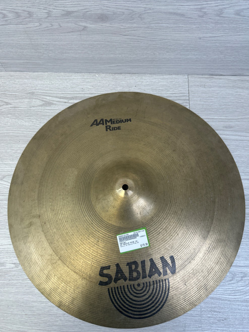 Vist Large View of Product Image Which is Used Sabian AA MEDIUM RIDE 20 Ride Cymbal 20"