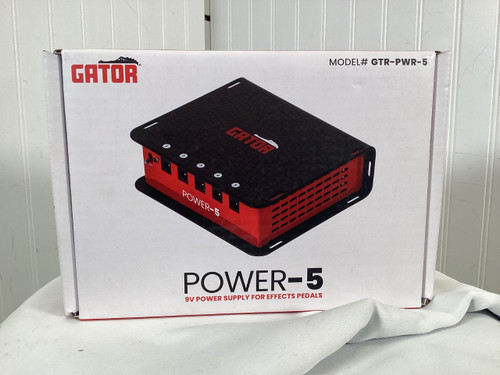 Vist Large View of Product Image Which is Used Gator POWER 5 Pedal Power Supply