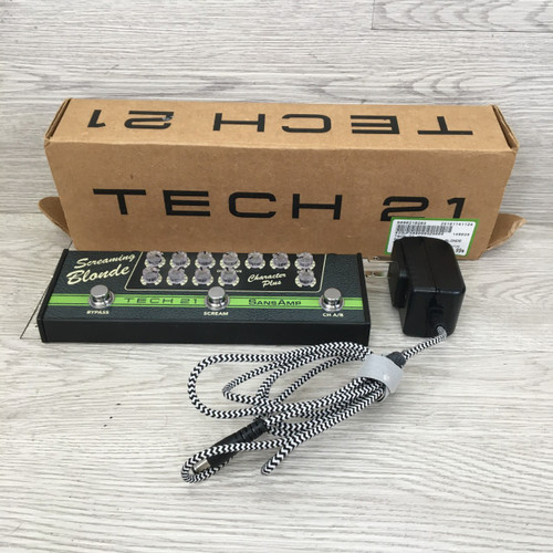 Vist Large View of Product Image Which is Used Tech 21 SANSAMP SCREAMING BLONDE Amp Modeling Pedal