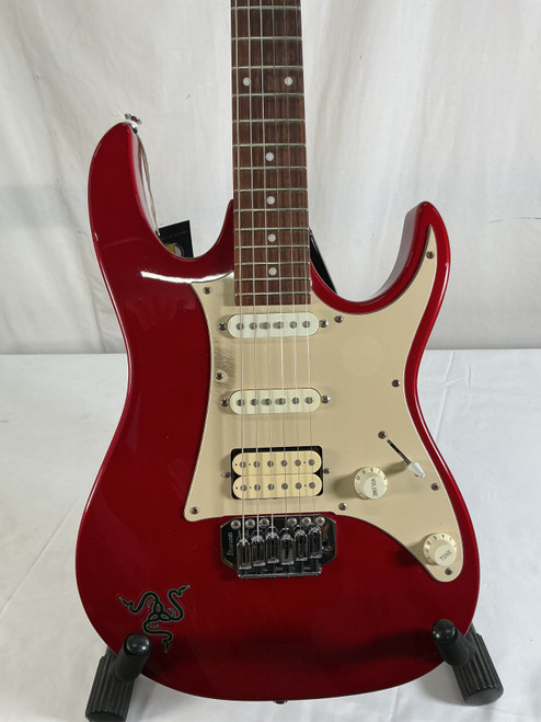 Vist Large View of Product Image Which is Used Ibanez GIO HSS STRAT S Type Electric Guitar Red 6-String