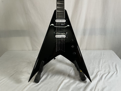 Vist Large View of Product Image Which is Used Jackson AS IS NECK REPAIR JS SERIES KING V Pointy Electric Guitar Black 6-String