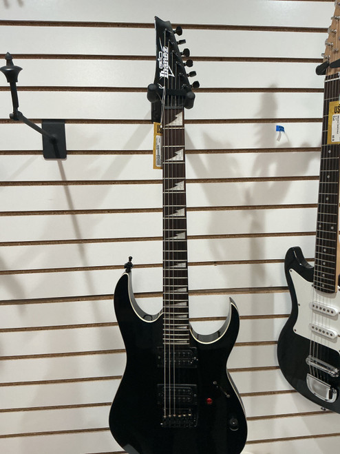Vist Large View of Product Image Which is Used Ibanez GIO EX120 UPGRADED Modern Metal Electric Guitar Black 6-String