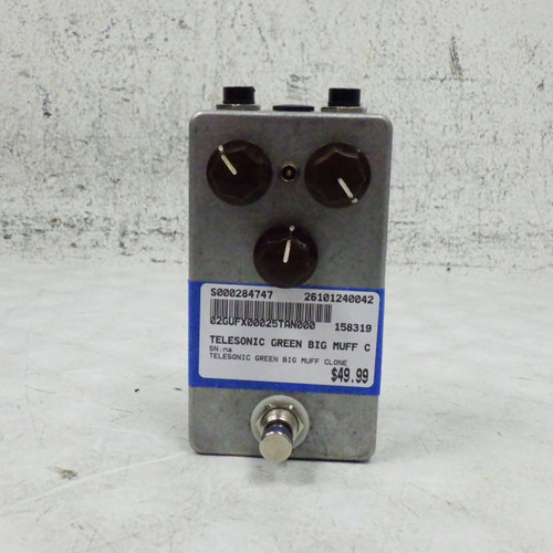 Vist Large View of Product Image Which is Used Telesonic Green Big Muff Clone Fuzz Pedal
