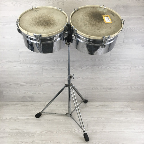 Vist Large View of Product Image Which is Used Rogers TIMBALES 13/14 W/STAND Timbale