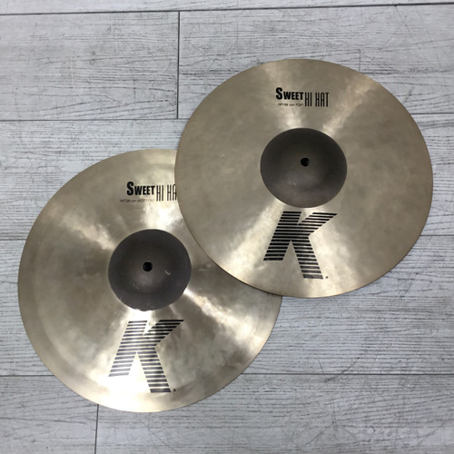 Vist Large View of Product Image Which is Used Zildjian K Sweet 14" Hi Hat Cymbals