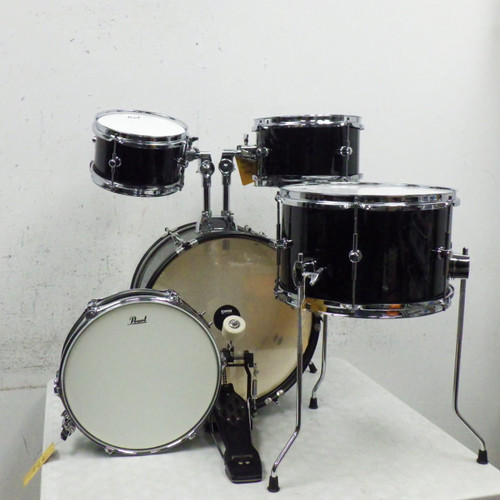Vist Large View of Product Image Which is Used Pearl pearl Roadshow JR. 5-PIECE Drum Shells and Hardware Black