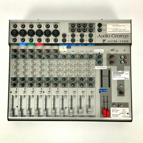 Vist Large View of Product Image Which is Audio Centron Mixers