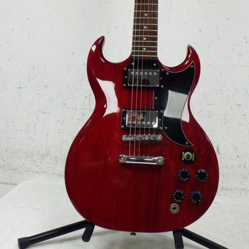 Vist Large View of Product Image Which is Used Greg Bennett TORINO Double Cut Electric Guitar Red 6-String