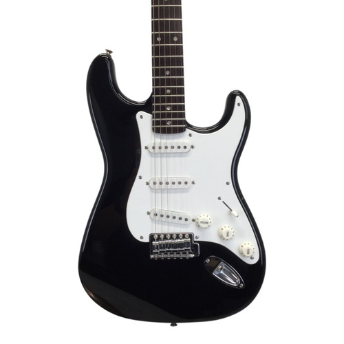 Vist Large View of Product Image Which is Used Squier 2005 Affinity Strat S Type Electric Guitar Black 6-String