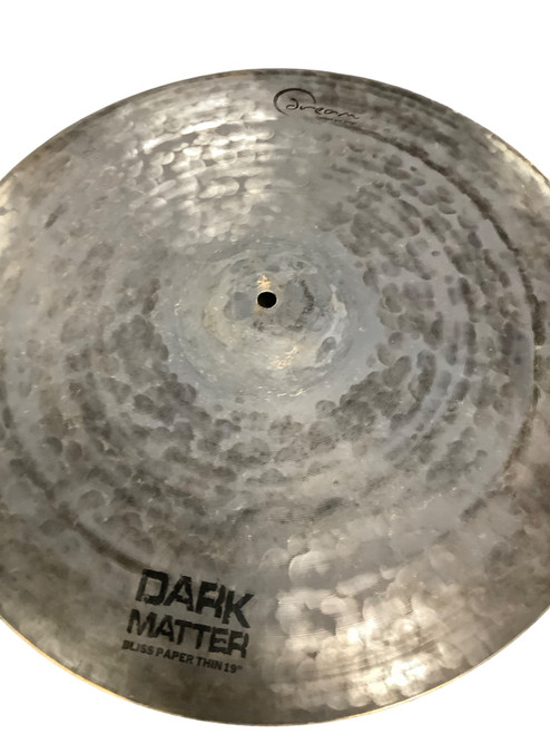 Vist Large View of Product Image Which is Used Dream 19 DARK MATTER BLISS PAPER THIN Crash Cymbal 19"