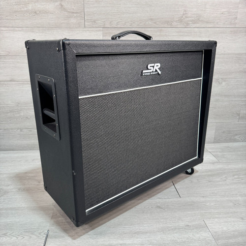 Vist Large View of Product Image Which is Used Stage Right by Monoprice SB-212 - 2 x 12-inch Guitar Speaker Cabinet - Local Pickup Only