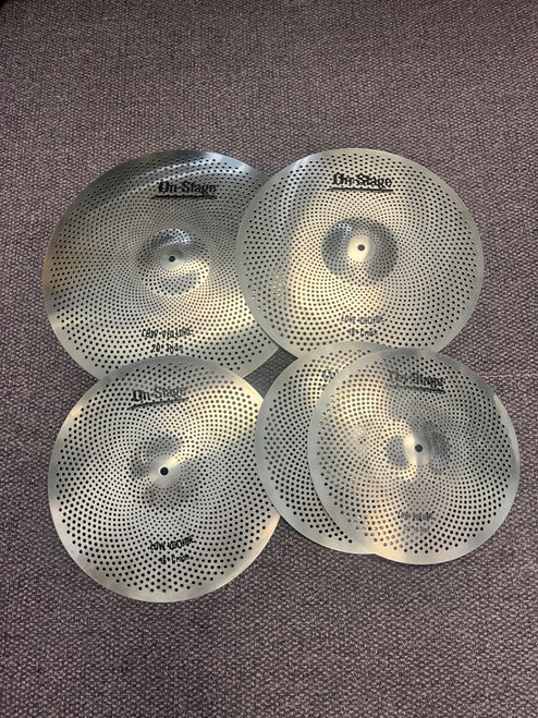 Vist Large View of Product Image Which is Used ON-STAGE LOW VOLUME CYMBAL SET Cymbal