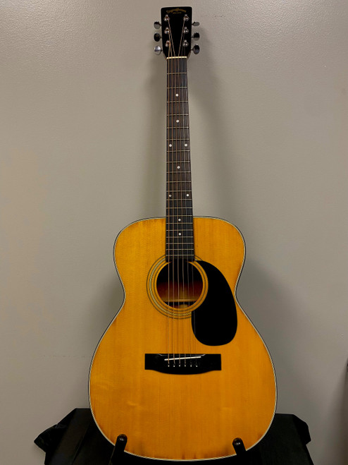Vist Large View of Product Image Which is Used Sigma 1985 GCS-3 ACOUSTIC GUITAR Vintage Laminate Top Acoustic Guitar Natural