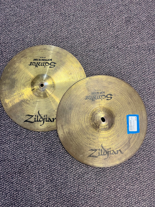 Vist Large View of Product Image Which is Used Zildjian 14 SCIMITAR HI HATS Hi Hat Cymbals 14"