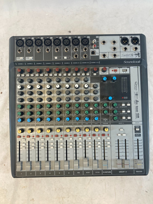 Vist Large View of Product Image Which is Used Soundcraft Signature 12 MTK Multi-Track Console