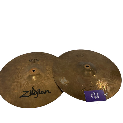 Vist Large View of Product Image Which is Used Zildjian 14IN ZBT HH Hi Hat Cymbals 14"
