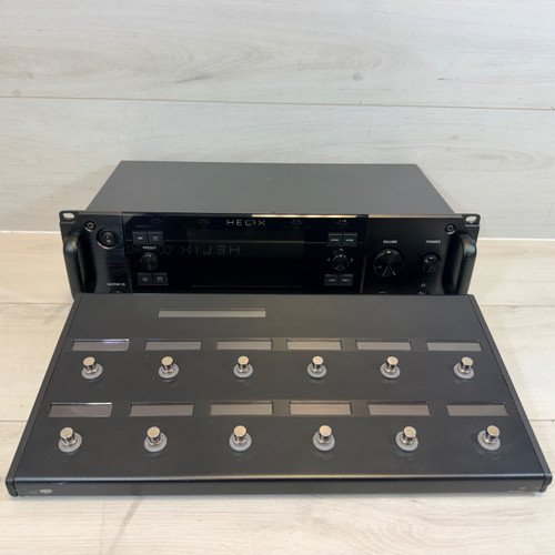 Vist Large View of Product Image Which is Used Line 6 HELIX RACK W/HELIX CONTROL FLOORBOARD Rackmount Amp Modeling + FX