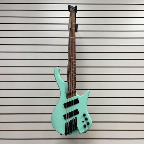 Vist Large View of Product Image Which is Used Ibanez EHB1005MS Bass Guitar Green 5-String
