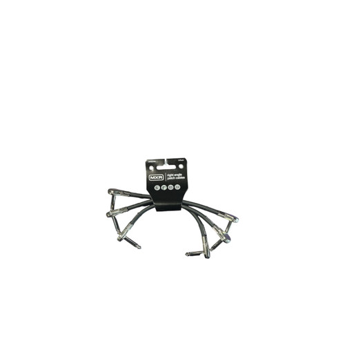 Vist Large View of Product Image Which is Used Dunlop MXR RIGHT ANGLE PATCH CABLES 3PC