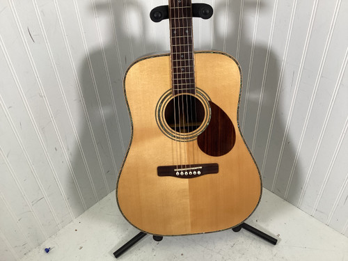 Vist Large View of Product Image Which is Used Samick ASDR Solid Top Acoustic Guitar Natural 6-String