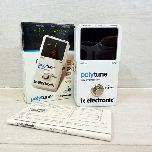 Vist Large View of Product Image Which is Used TC Electronic PolyTune Original Polyphonic Guitar Tuner Pedal