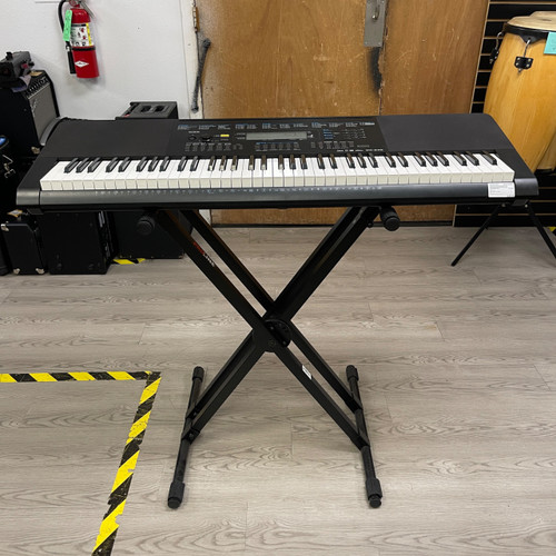 Vist Large View of Product Image Which is Used Casio WK-245 W/AC 76-Key Keyboard 76-key