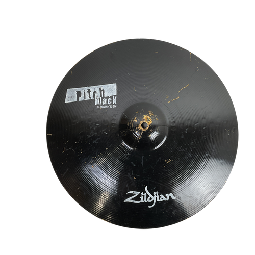 Vist Large View of Product Image Which is Used Zildjian 16 PITCH BLACK CRASH Crash Cymbal 16"