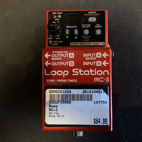 Vist Large View of Product Image Which is Used Boss RC-3 Looper Pedal