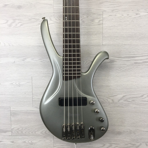 Vist Large View of Product Image Which is Used Ibanez ERGODYNE EDA905 Modern Metal Bass Guitar Green 5-String