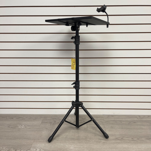 Vist Large View of Product Image Which is Used 15 INCH MEDIA STAND W/ PHONE MOUNT Pro Sound Product