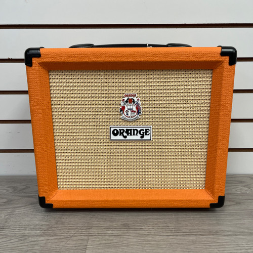 Vist Large View of Product Image Which is Used Orange CRUSH 20 1 x 8 Solid State Amplifier 1 x 8