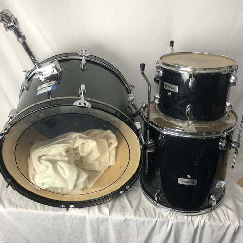Vist Large View of Product Image Which is Used Sound Percussion 3 PC KIT Drum Shell Kit Black