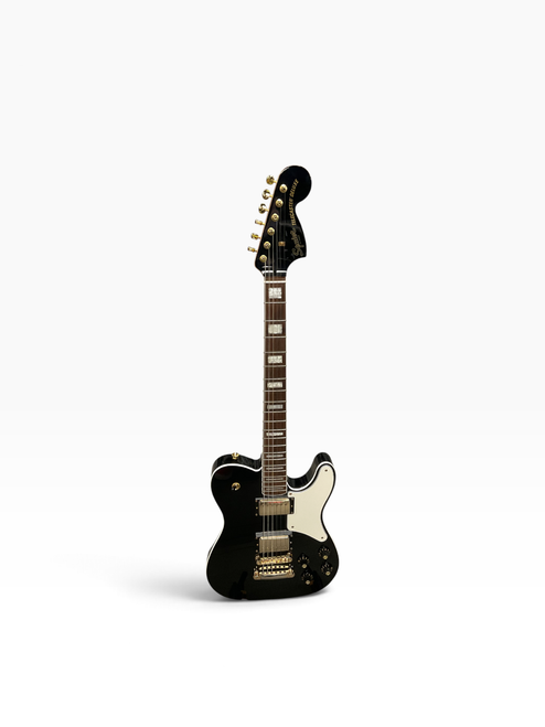 Vist Large View of Product Image Which is Used Squier PARANORMAL TROUBLEMAKER TELE T Type Electric Guitar Black 6-String